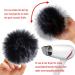 SIQUK 24 Pieces Faux Fur Pom Pom Balls - 12 Dark Colors - DIY Fluffy Pom Poms for Hats, Keychains, Scarves and Accessories - Buy Online on GoSupps.com