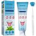 Mint Fresh Tongue Cleaning Gel & Silicone Scraper Set - 50g | Effective Tongue Coating Removal for Adults - Buy Online on GoSupps.com