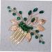 FRCOLOR Set of 4 Bridal Crystal Hair Comb Bridal Accessories Leaf Hair Comb Wedding Hair Accessories Tiara Hair Accessories Hair Comb for Bridal Wedding Hair Comb Leaves - Buy Online on GoSupps.com