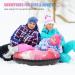 CALO 34 Heavy Duty Snow Tube Sled for Kids and Adults - Big Inflatable Snow Tube for Outdoor Sledding - Red/Blue - Buy Online on GoSupps.com