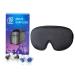 LYSIAN High Fidelity Concert Ear Plugs 2 Pairs with 3D Sleep Eye Mask