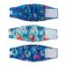 Cutebone male washable dog diapers abdominal tapes 3 pieces reusable dog belly band for male high-suction dog wraps with flexible Velcro dm18xs-de octopus & dinos XS (23-28cm)