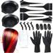 20-part hair dye set for coloring hair bleaching tools hair dye dyel and bowl set ear covering strand of hair cloak scarf gloves hair clipping