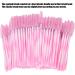 Mascara Wand Eyelash Brush Disposable Eyelash Spoolie for Women Beauty Girl Eyelash(Pink) - Buy Online on GoSupps.com