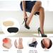 2 Pair Self Adhesive Heel Grips Cushion Pads for Women and Men - Prevent Heel Slipping and Blisters - Black 3MM - Buy Online on GoSupps.com