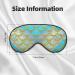 Fish Scale Texture Blackout Eye Mask | Double-Sided Soft Sleeping Mask | Adjustable Straps for Optimal Comfort - Shop Worldwide - Buy Online on GoSupps.com