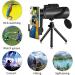 80x100 High Powered Monocular Telescope for Smartphone | Low Light Night Vision | Includes Holder, Tripod & HD Viewing | Ideal for Stargazing, Hunting, Wildlife & Travel - Buy Online on GoSupps.com