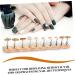 Ipetboom 1 Set Nail Art Base Metal Display Stand Nail Practice Holder Nail Stands for Press on Nail Art Supplies Beauty Nail Holders Practice Nail Racks Japanese-style Clay Wooden - Buy Online on GoSupps.com