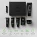 Tiege Hanley Men's Silver Gift Set | 6 Products | Face Wash Morning Facial Moisturizer Sandalwood Body Wash Natural Aluminum-Free Deodorant and a Body Scrubber | Uncomplicated Skin Care for Men - Buy Online on GoSupps.com