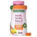 Nature's Bounty Optimal Solutions Hair Skin and Nails Collagen Pectin Gummies 100 mg Collagen and 2 500 mcg Biotin Per Serving No Stick Gummy Tropical Citrus Flavor 200 ct 100 Total Servings 200 Count (Pack of 1)
