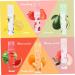 FOMIYES 6 Pi ces Set De Soin L vres Transparent Hydratant L vres Brillantes Pomme Poire Agrumes Maquillage Portable Parfum Doux Et - Buy Online on GoSupps.com