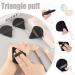 Pimoys 9-Piece Triangle Powder Puff Set - Soft Velour Makeup Sponges for Flawless Foundation Application - Black - Buy Online on GoSupps.com