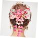 minkissy Japanese Style Hairpin Japanese- Style Hair Clips Tassel Hairpin Hair Ties for Women Japanese Hair Pin Kimono Hair Clip Hair Pins Hair Tie Clip The Flowers Cotton Woman 16x12cm Pink - Buy Online on GoSupps.com