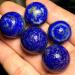5PCS Natural Lapis Lazuli Tumbled Stone Quartz Crystal Sphere Ball NaturalReiki Decoration Room Decoration Stone Mineral Specimen
