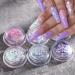 Shop GZSYY Nail Glitter Sequins - 6PCS Holographic Glitter for Stunning Nail Art | International Shipping Available - Buy Online on GoSupps.com