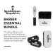 Gentlemen Republic Barber Essential Bundle - Hair Styling and Grooming Kit with Brushes, Neck Duster, and Grippers - 5pcs Set for Barbershops - Buy Online on GoSupps.com