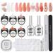 GAOY Solid Builder Gel Nail Kit with UV Light  Non-Sticky Hand Poly Gel for Nail Extension or Nail Art Sculpture  Carving  and Modeling