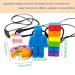3Pack Teether Toy Chew Necklaces with Pacifier Clip Holder - Silicone Teething Pain Relief Set for Boys Girls & Adults with Anxiety - Blue - Buy Online on GoSupps.com