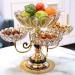 Kitchen Countertop Fruit Rack Fruit Basket Creative Fruit Bowl Crystal Glass Multi Layer Snack Candy Plate Fruit Basket for Home Decor Handmade Artwork Fruit Trays for Party (Size : L) Large - Buy Online on GoSupps.com