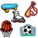Canberly 30 PCS Sports Shoe Charms for Boys - Basketball, Football, Baseball, Soccer, Video Game Clogs - Teens and Kids - Buy Online on GoSupps.com