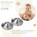 Silver Nursing Cups - Nipple Shields for Newborn Nursing - Soothe and Protect Nipples - 999k Regular Size - Buy Online on GoSupps.com