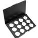 12 Grid Pots Magnetic Eyeshadow Palette - Empty Aluminum Tin for Pigments | Perfect for Makeup Artists - Buy Online on GoSupps.com