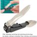 Toe Nail Clippers Incisive Nail Cutter Anti Oxidation Anti Splash Toenail Clippers Small Portable Anti Slip Handle Toenail Clippers for Seniors Adult and Kids - Buy Online on GoSupps.com