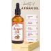 Argan Oil - 100ml - Anti-Ageing Pure & Natural Antioxidant Vegan Hexane Free No GMO - Buy Online on GoSupps.com