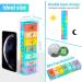 Betife Extra Large Weekly Pill Organizer 2 Times a Day - Double Layer Jumbo Compartment Pill Box in Cyan - Buy Online on GoSupps.com