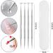 KMZ 4 Pcs Stainless Steel Nail Art Kit - Professional Ball End Dotting Pen & Brushes for Rhinestone & Polymer Clay Designs - Buy Online on GoSupps.com
