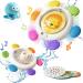 YIFOV Suction Cup Sensory Toys Baby Bath Toys with Suction Cup Silicone Flipping Board Release Stress and Anxiety Travel Toys for Kids Silicone Sucker Toys Gifts for Toddlers Style 2