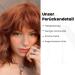 Buy Testar Auburn Copper Ginger Wig - Short Orange Brown Curly Bob with Ponytail | Synthetic Women's Wig for Daily Use - Buy Online on GoSupps.com