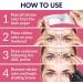 Disposable Eyebrow Ruler Stencils - 100-Pack Transparent Mapping Stickers for Microblading, Henna, Brow Extensions & Permanent Makeup - Peel & Stick Measuring Shaper Tool for All Face Shapes - Buy Online on GoSupps.com