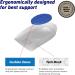 Neo G Silicone Gel Heel Cushion Pads - Large Size for Plantar Fasciitis & Achilles Tendonitis Relief - Buy Online on GoSupps.com