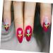 MERRYHAPY Femdophilous flowers luminous manicure Accessories the flowers Bralletesfor Women 0.5x1x0.3cm As Shown - Buy Online on GoSupps.com