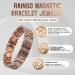 Buy Rainso 99.9% Pure Copper Magnetic Bracelet for Men - 3500 Gauss Life Tree Design Adjustable & Gift-Ready - Buy Online on GoSupps.com
