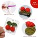 Handmade Cherry Hair Clips for Girls - Cute Hair Barrettes for Toddlers & Kids - Buy Online on GoSupps.com