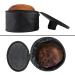 Wig Travel Case - Foldable Round Wig Box | Lightweight & Durable Makeup Bag for Men & Women - Black - Buy Online on GoSupps.com