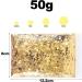 50g Gold Glitter Powder Set - Coarse & Fine Flake for Nail Art Resin & Party Decor | 4 Sizes for Festivals & Masquerades - Buy Online on GoSupps.com