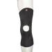 Cramer Nano Flex Knee Compression Sleeve Open Knee Support With Stays Sports Knee Brace Compression Leg Sleeves Best Knee Brace For Running Muscle Pain Relief and Recovery Black Large Black