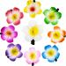 36pcs Plumeria Clips Hawaiian Foam Flower Hair Clips Faux Clips for Bridal Wedding Party Beach Hair Accessories (5cm/1.97in)