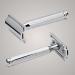 Merkur 42C Classic Razor | Hexagonal Handle | Gloss Chrome | Three-Part Closed Comb | Ideal for Wet Shaving | Made in Germany - Buy Online on GoSupps.com