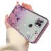 Tivenfezk nadoli glitter diamond case for xiaomi redmi 9c sparkle flower butterfly mobile phone shell soft gradient cover frame glossy silicone rhino etui protective cover xiaomi redmi 9c purple