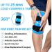 RelaxCoo XXL Knee Ice Pack - Reusable Gel Wrap for Knee Pain Relief & Swelling - Ideal for Knee Surgery & Sports Injuries - Blue - Buy Online on GoSupps.com