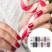 dijiusidy Nail Art Stickers Self-Adhesive Fingernail Decal with Strap Glue DIY Art Decor Full Cover Manicure Kits for Women Girls YMX195 - Buy Online on GoSupps.com