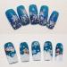 Frcolor 12 Sheets 3D Nail Stickers Christmas Snowflake Nail Art Stickers Nail Art Slices Glitters DIY Decorations - Buy Online on GoSupps.com