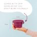 Menstrual Cup Sterilizer Wash Case - Foldable, Microwavable, Travel-Friendly - Public Restroom Cleaner Container 2.0 - Buy Online on GoSupps.com