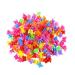 JLTPH Girls 100 Pcs Mini Butterfly Hair Clips Claw Barrettes Cute Hair Accessories Assorted Color Beautiful Bulk Small Mini Butterfly Hair Clips for Women Lady