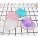 Tinsow 4 Pcs Resin Stone Nail Art Palette | Golden Edge Pigment Mixing Plate | Manicure Nail DIY Tool - Heart Design - Buy Online on GoSupps.com