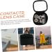 Solustrie 1 Set Contact Lens Container with Tweezer & Holder Cartoon Travel Box in Multiple Colors 11x9cm - Buy Online on GoSupps.com